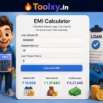 Best EMI Calculator Online 2026 for Home Loan, Car Loan & Personal Loan | Toolxy.in