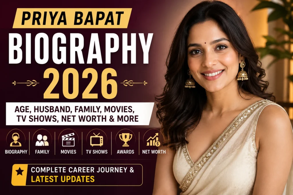 Priya Bapat Biography 2026