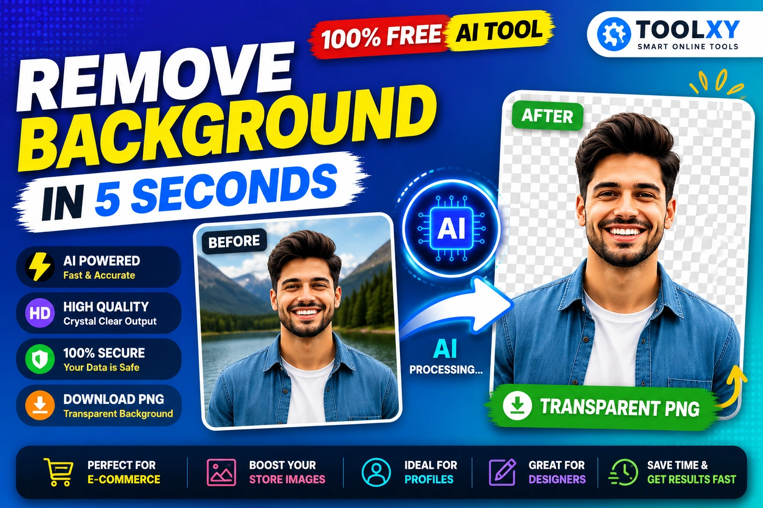 AI Background Remover Tool - Remove Image Background Online Free