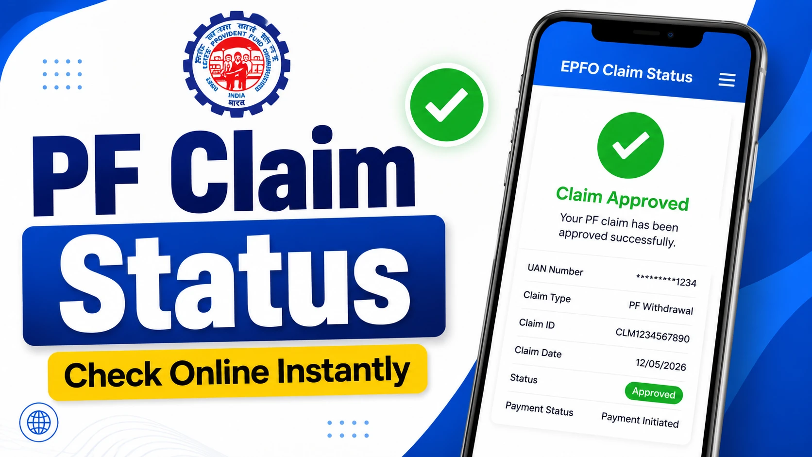 PF Claim Status Check Online Tool