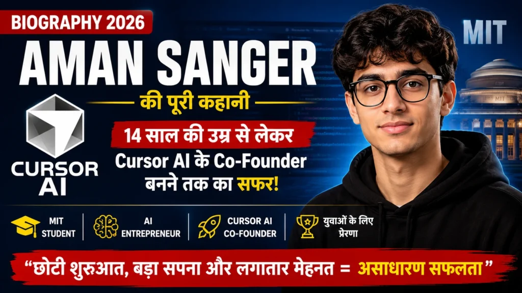 Aman Sanger Cursor AI Co-Founder Biography 2026