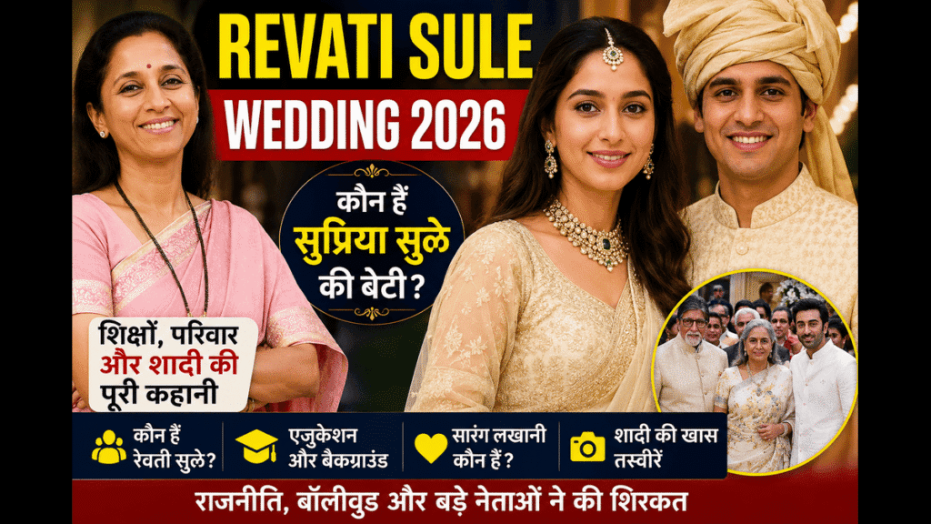 Revati Sule Wedding 2026: जानिए सुप्रिया सुळे की बेटी की शादी की पूरी कहानी