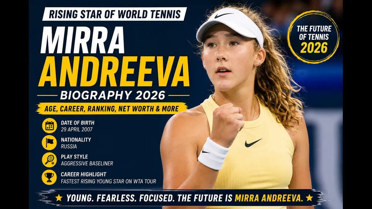 Mirra Andreeva Biography 2026 Rising Tennis Star