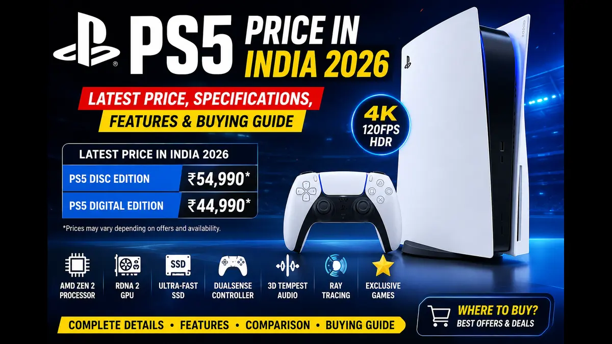 PS5 Price in India 2026 Latest Price Specifications Features Buying Guide