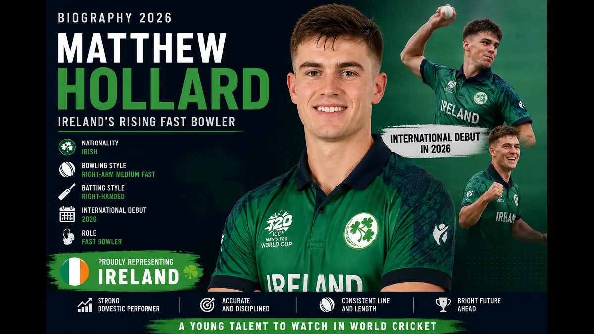Matthew Hollard Biography 2026 Ireland Fast Bowler