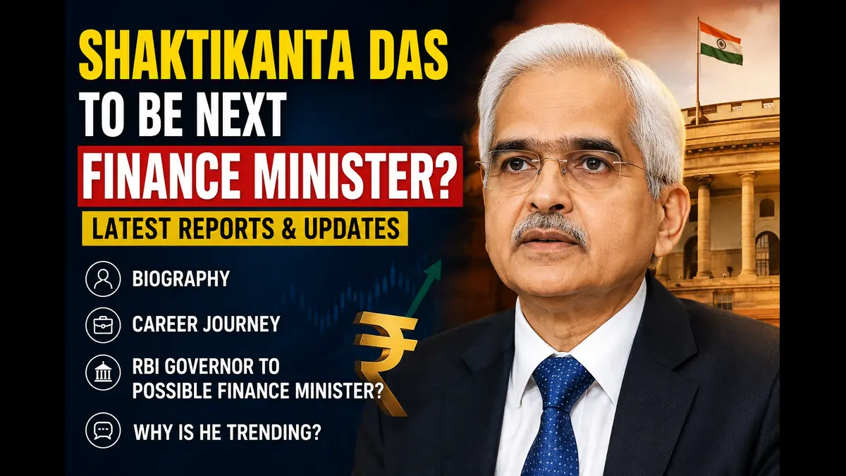 Shaktikanta Das Biography 2026 Former RBI Governor Latest News