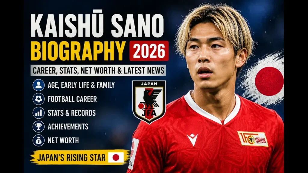 Kaishū Sano Biography 2026 – Japanese Footballer Career, Stats and Latest News