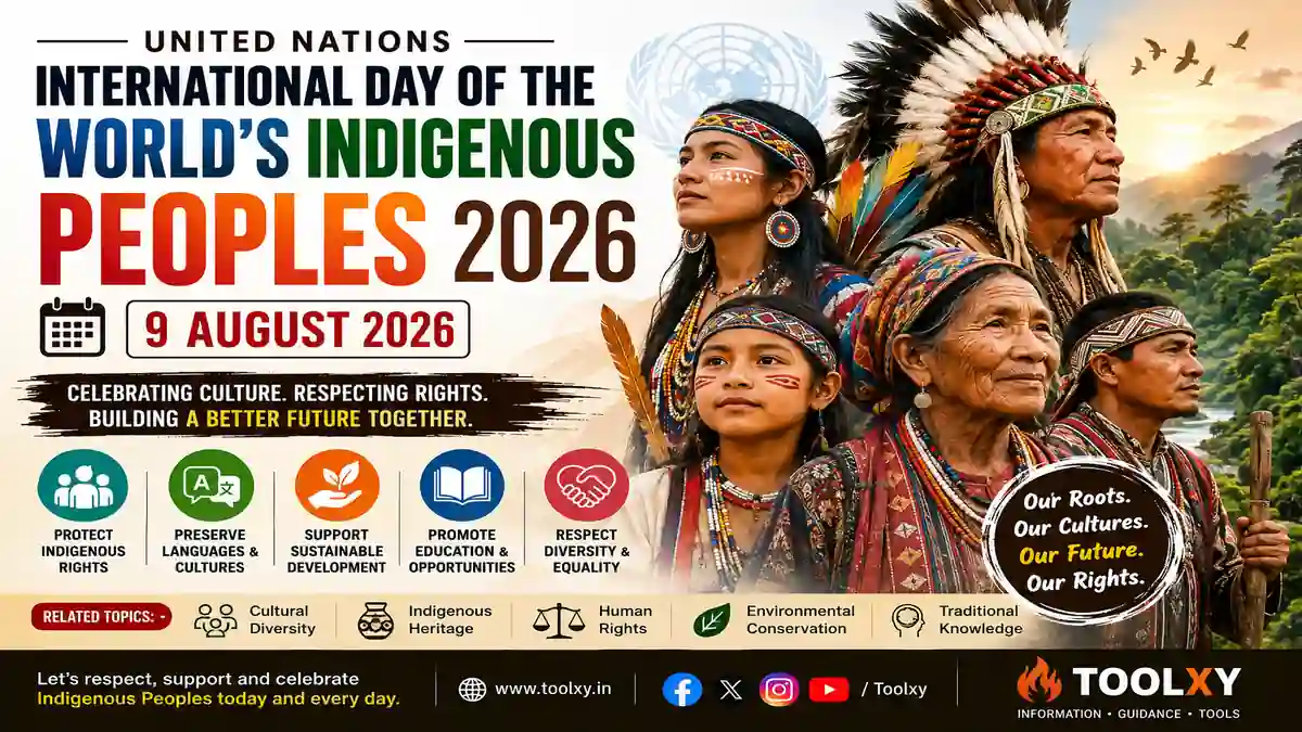 International Day of the World's Indigenous Peoples 2026 celebrating Indigenous cultures, traditions, heritage, human rights, diversity and sustainable development