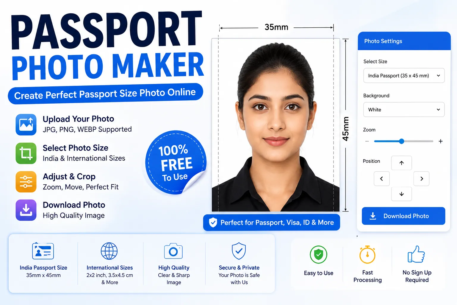 Passport Photo Maker Online 2026